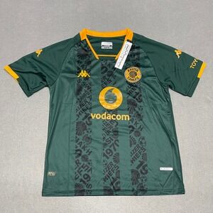Kaizer Chiefs Jersey Mens Large Green Gold Away Kit Kappa Football South Africa